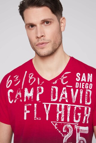 CAMP DAVID Shirt in Red