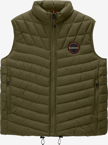 Gilet 'A-LAPAZ' NAPAPIJRI en vert : devant