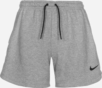 NIKE Loose fit Workout Pants in Grey: front