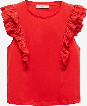 MANGO Top 'DUNA' in Red: front