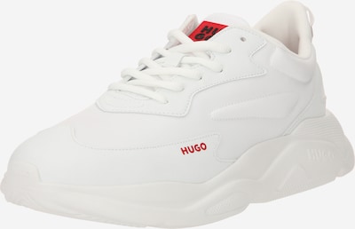 HUGO Sneaker 'Leon' in rot / schwarz / weiß, Produktansicht