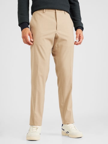 s.Oliver Slimfit Pantalon in Bruin: voorkant