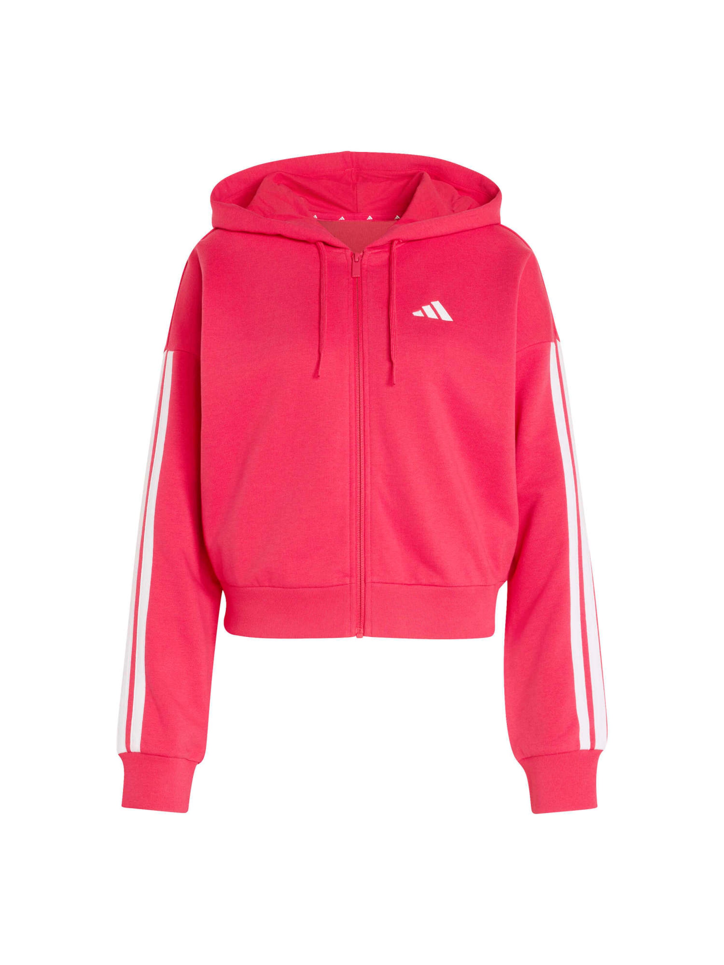 ADIDAS SPORTSWEAR Спортивная кофта 'Essentials' в Ярко-розовый: спереди