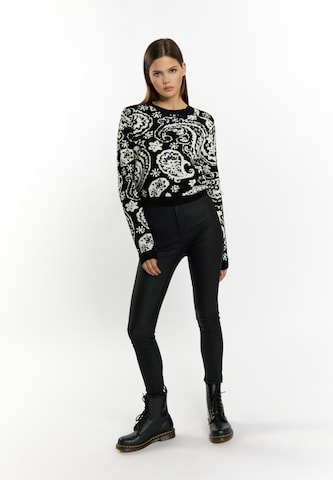 Pull-over 'Blonda' myMo ROCKS en noir