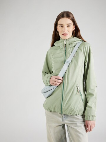 Ragwear Weatherproof jacket 'DIZZIE B' in Green: front
