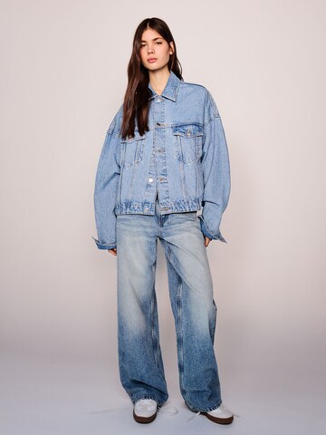 Wide leg Jeans di Bershka in blu