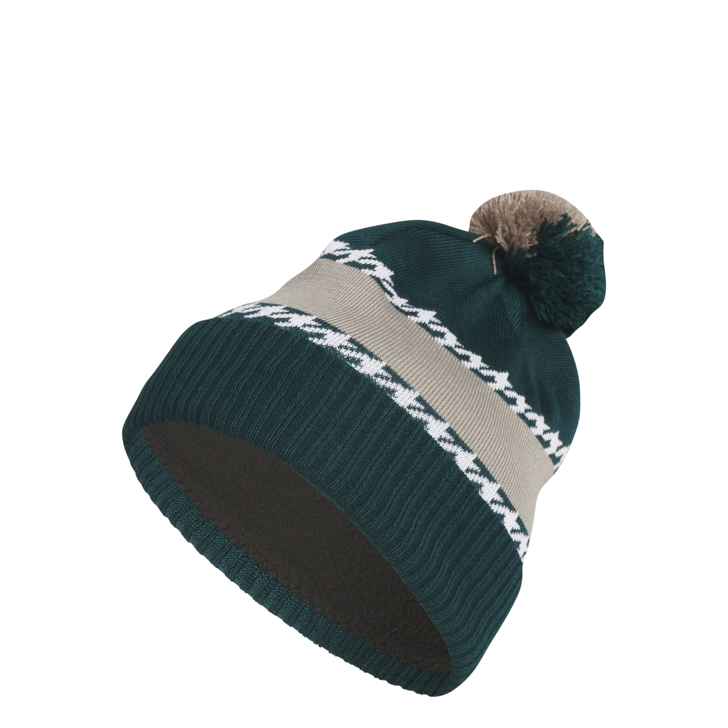 ADIDAS PERFORMANCE - Gorro deportivo 'Cold.rdy 3- Stripes Pom' en verde: frente