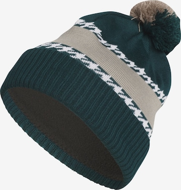 ADIDAS PERFORMANCE Athletic Hat 'Cold.rdy 3- Stripes Pom' in Green: front