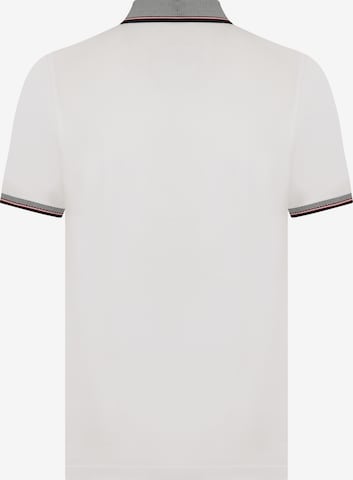 DENIM CULTURE Poloshirt 'Luigi' in Weiß