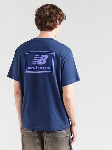 new balance Тениска в синьо: отпред