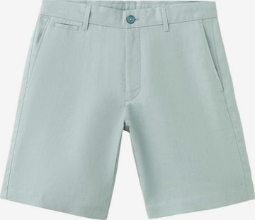 MANGO MAN Regular Shorts 'Carp' in Grün: Vorderseite