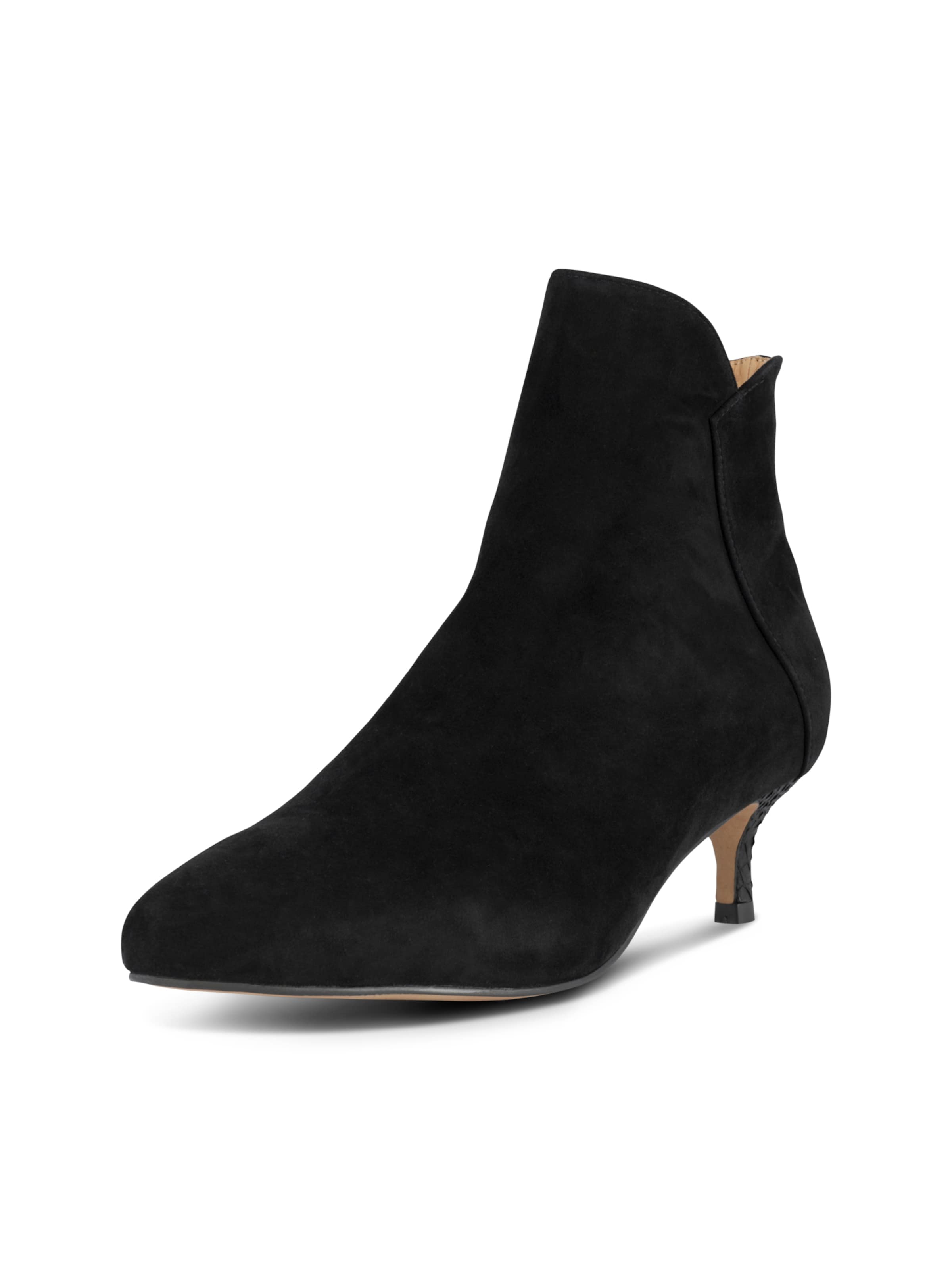 WODEN Ankelstøvler 'Saga' i sort, Produktvisning