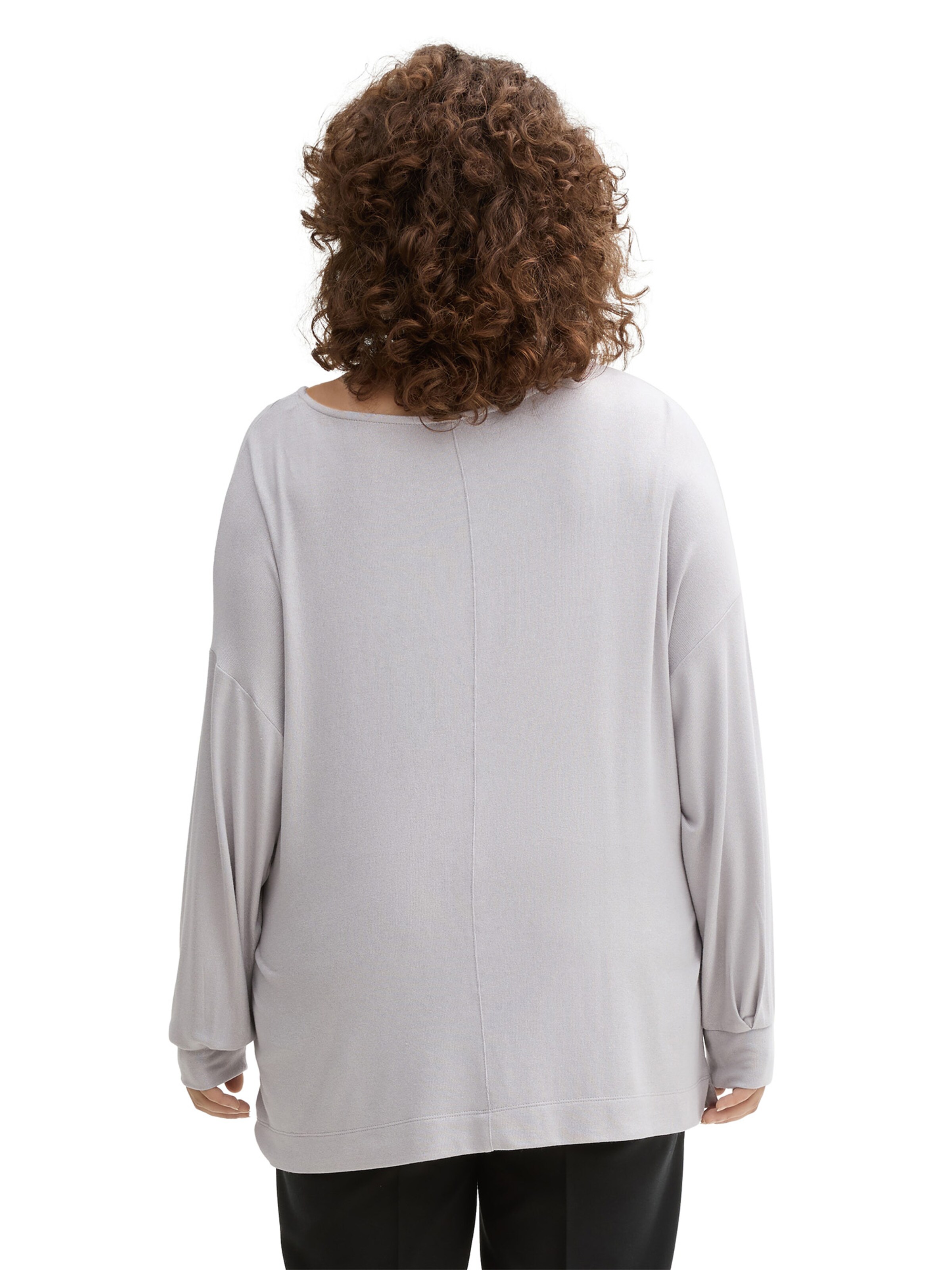 Tom Tailor Women +Pulover - siva boja