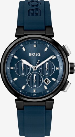 BOSS Analog Watch in Blue: front