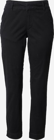 Coupe slim Pantalon 'Mette' Kaffe en noir : devant