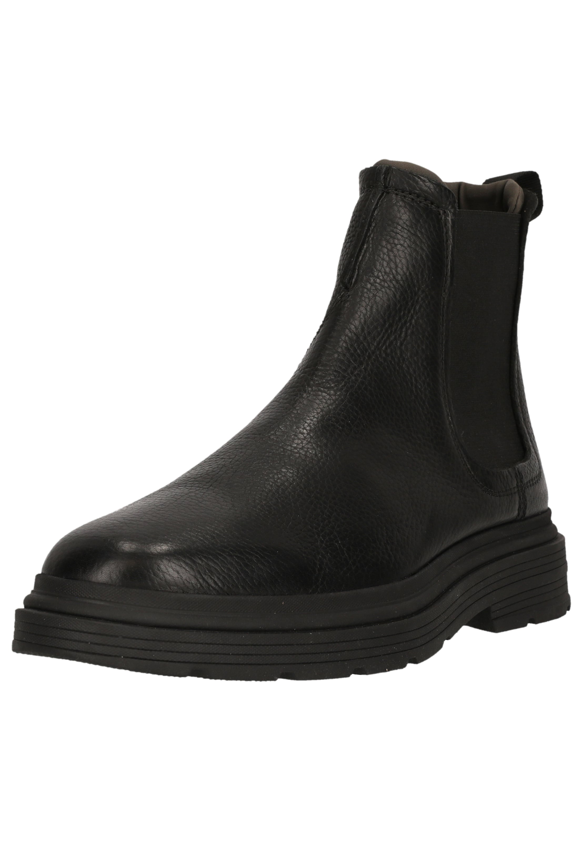 CLARKS Chelsea Boots 'Badbury Easy' in Schwarz: Vorderseite