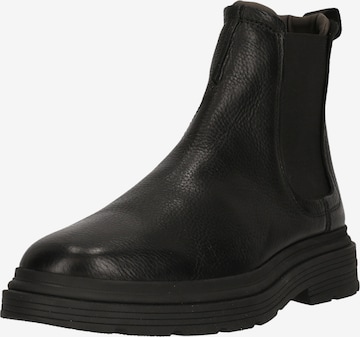 CLARKS Chelsea Boots 'Badbury Easy' in Schwarz: Vorderseite