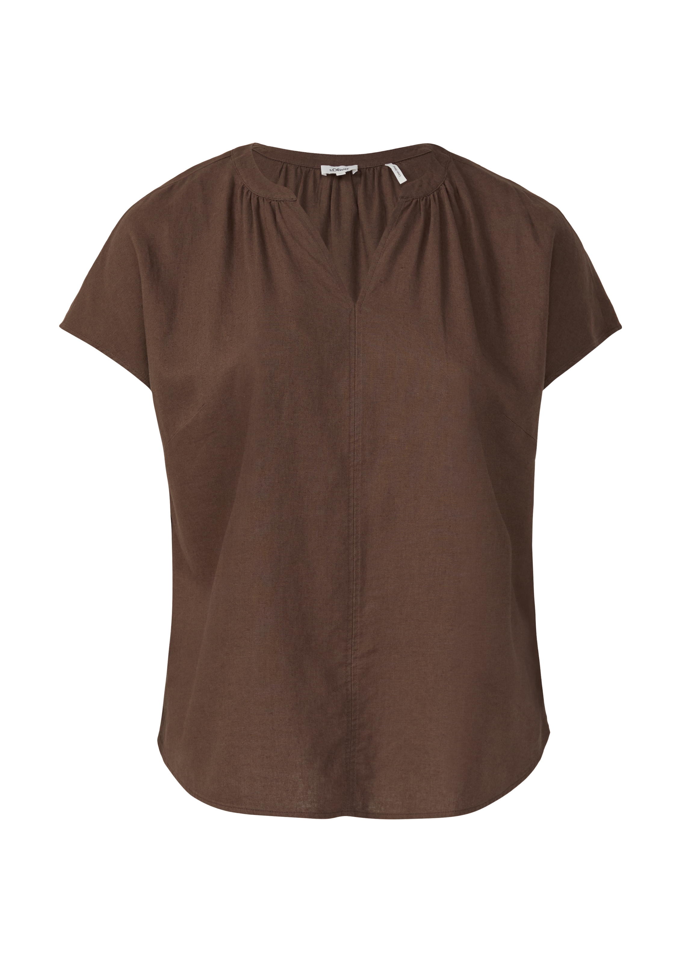 s.Oliver Blouse in Dark brown, Item view