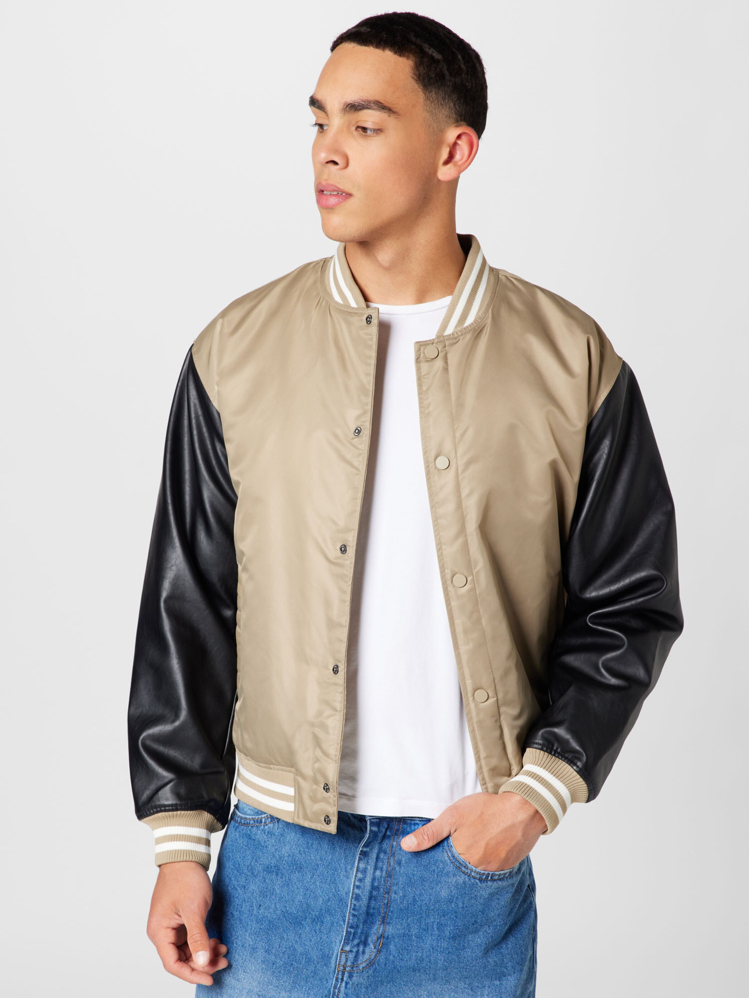 Biker jacket with chest pockets | Black | ONLY & SONS®