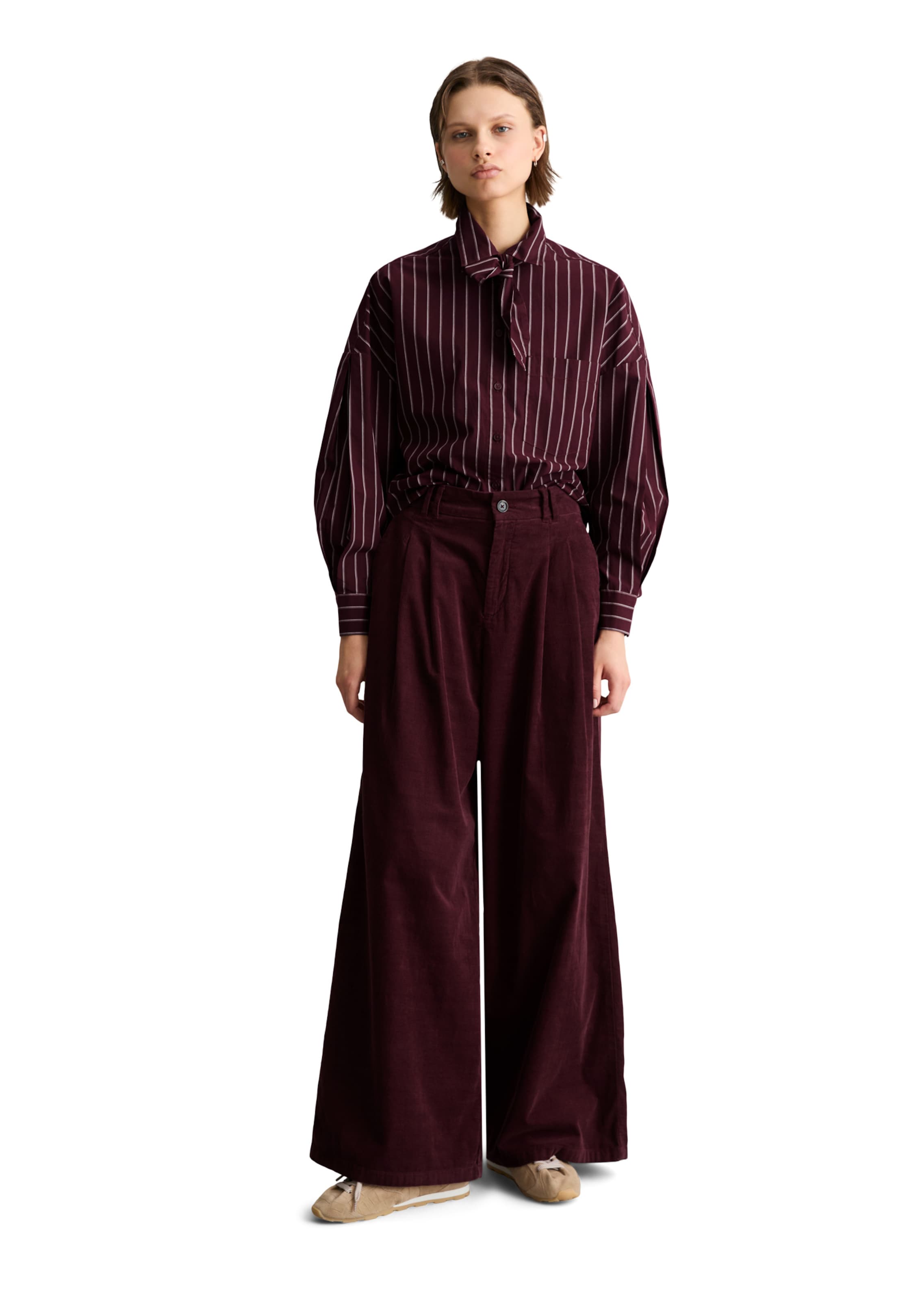 Loosefit Pantalon Marc O'Polo DENIM en rouge