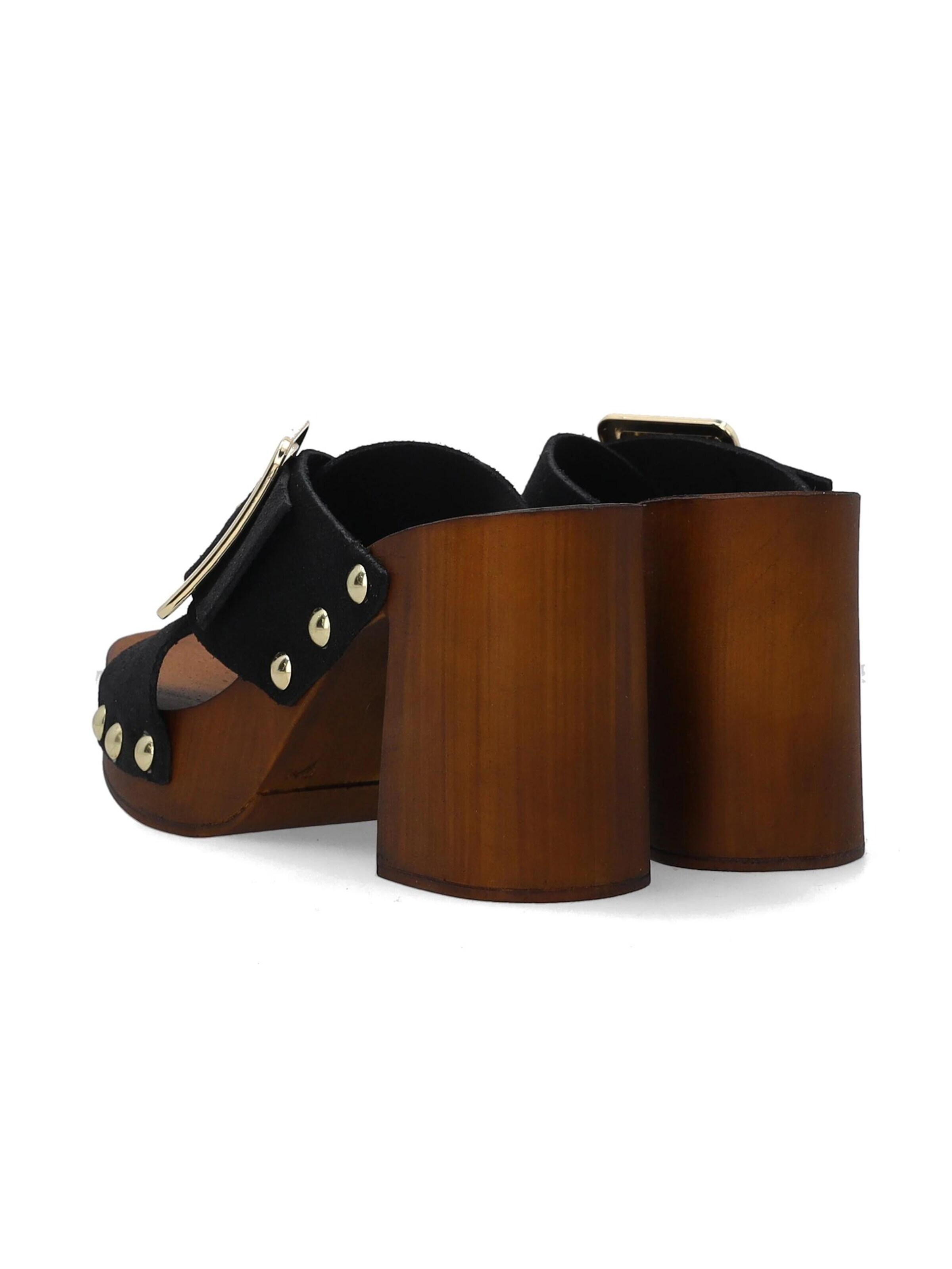 VENEZIA Mules in Black
