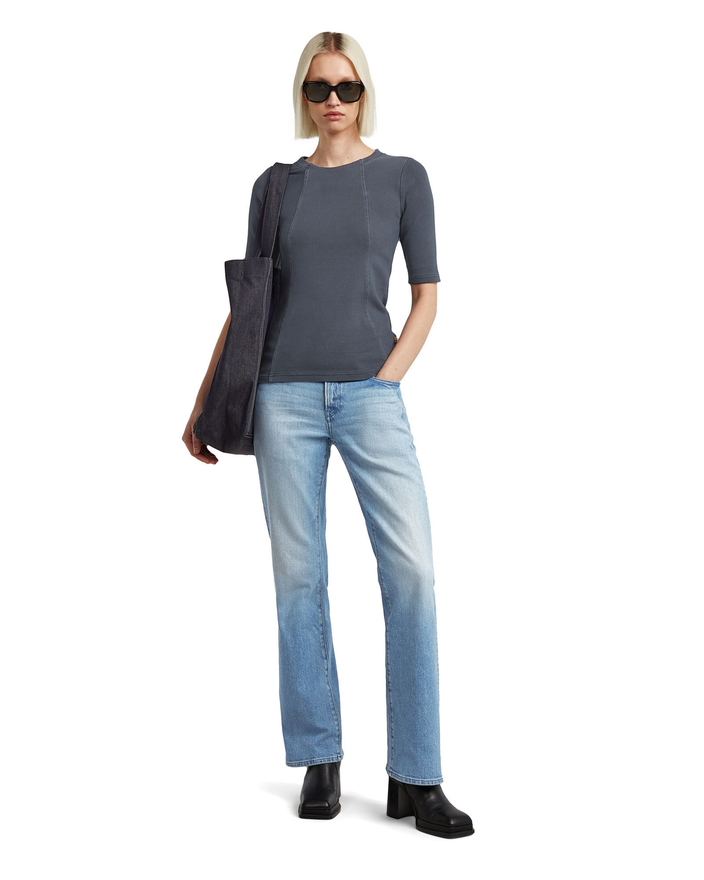 G-STAR Bootcut Jeans in Blauw