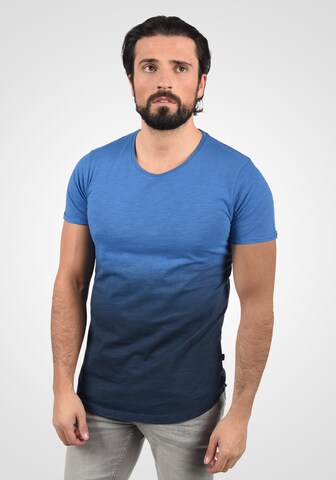 !Solid Shirt 'Divino' in Blue: front