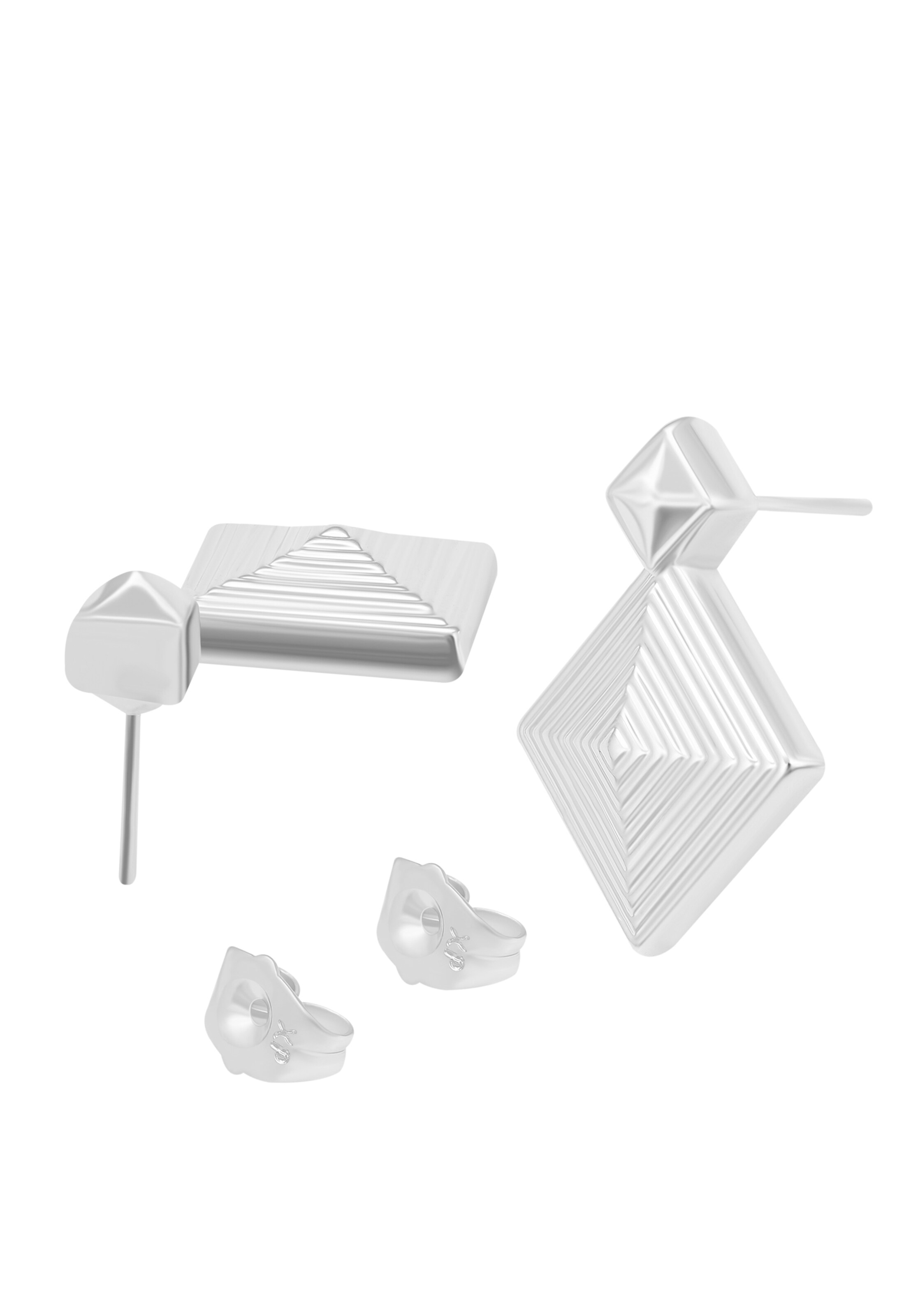 Boucles d'oreilles faina en argent