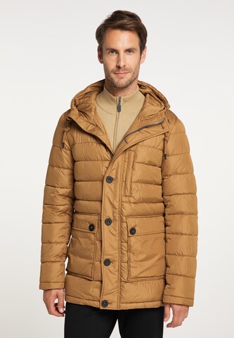 DreiMaster Klassik Winter Jacket in Beige: front