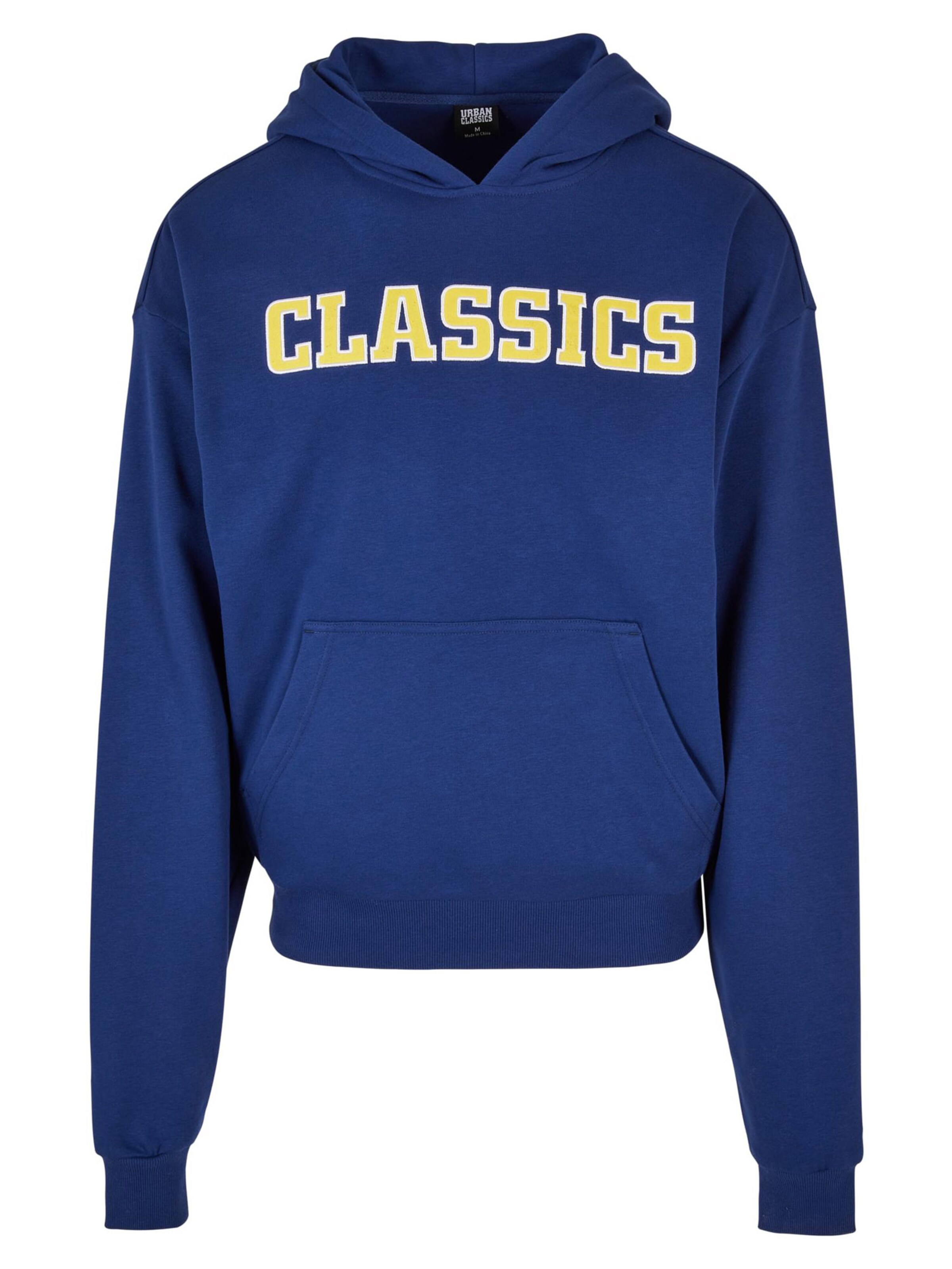 Urban Classics Sweatshirt in Blue: front