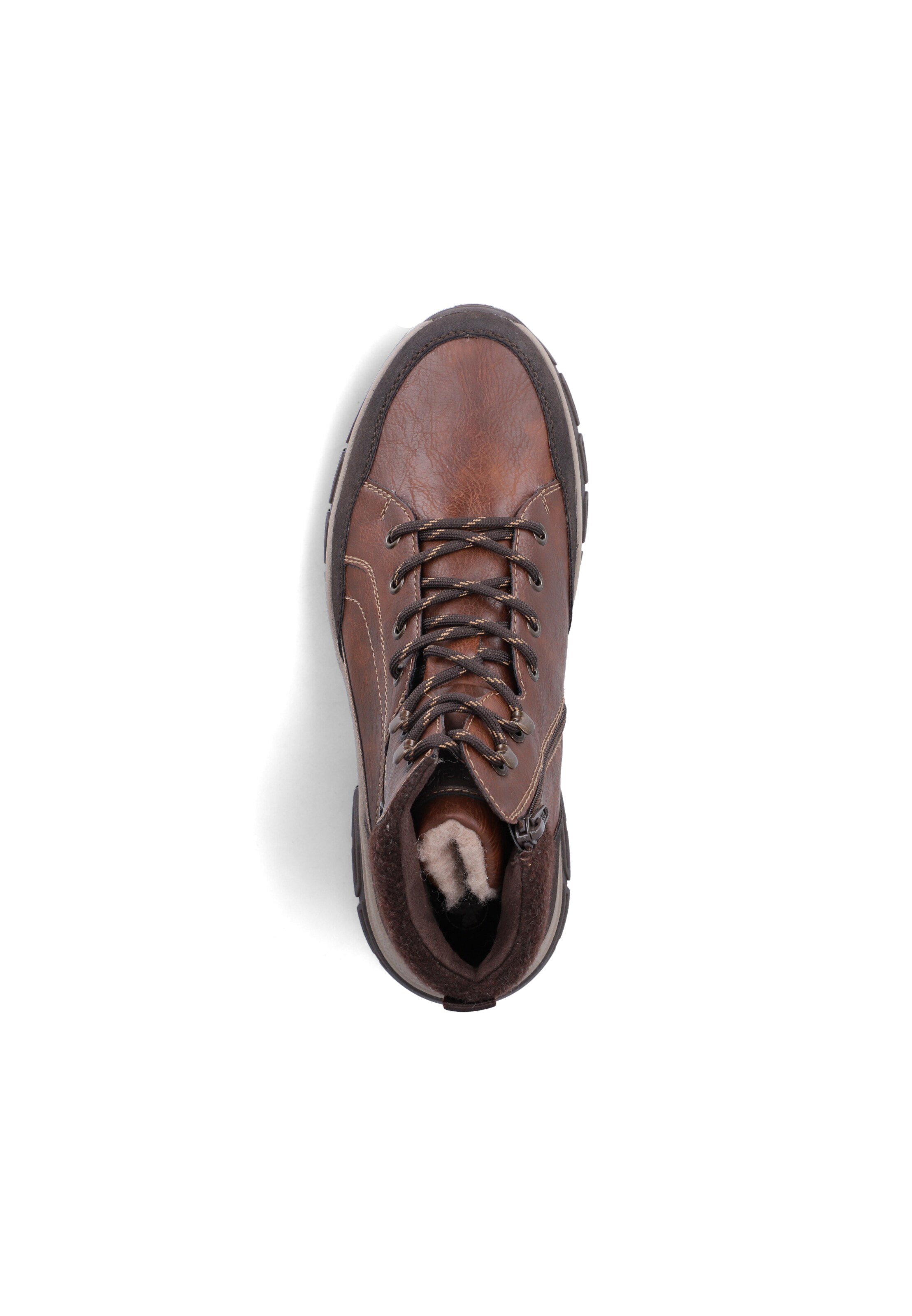 Chaussure à lacets Rieker en marron