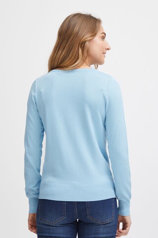 Fransa Gebreid vest in Blauw