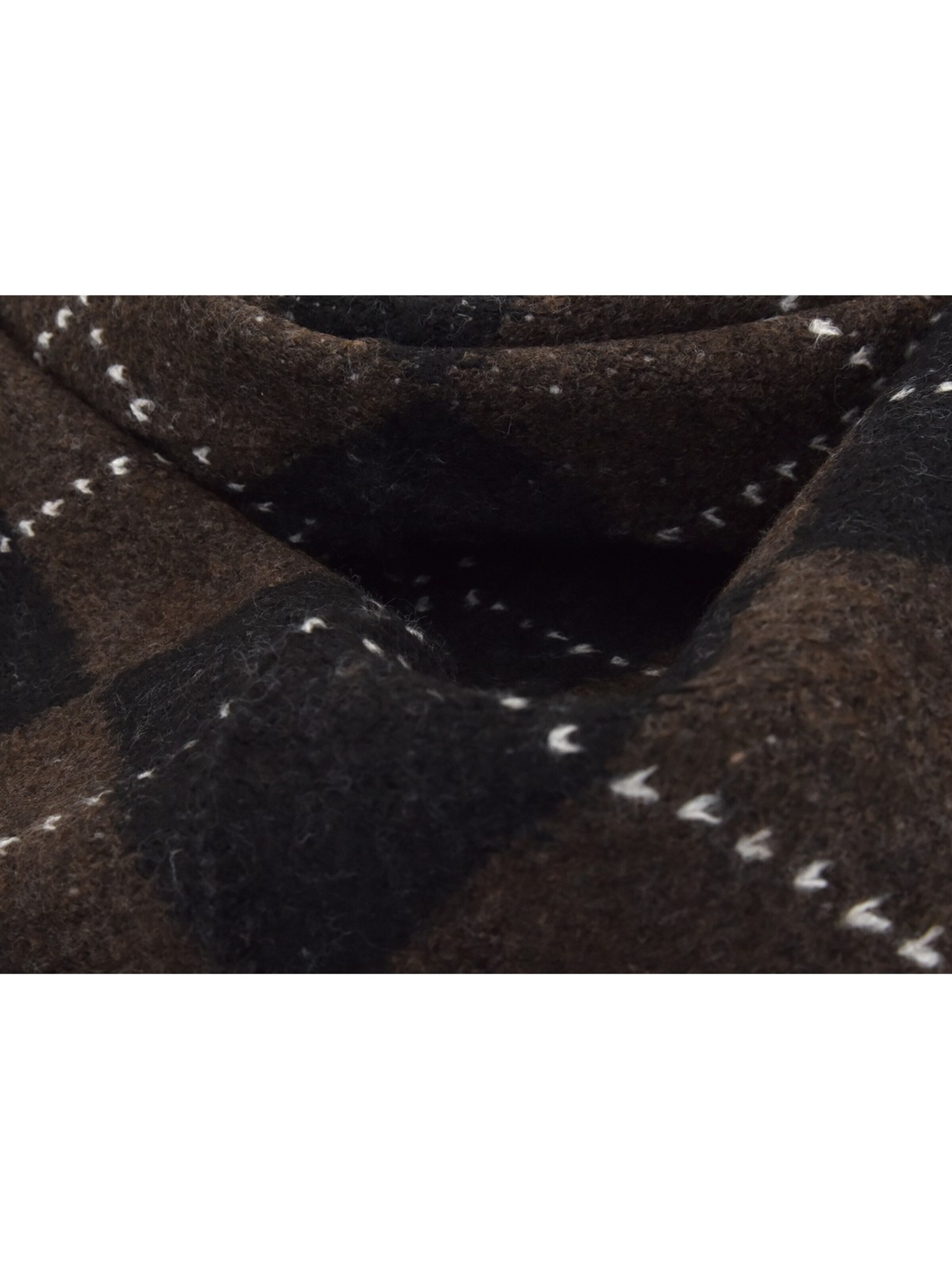styleBREAKER Tuch 'Strick Dreieckstuch mit Argyle Muster & Wendeseite'‌‌‌‌‌‌ in Braun
