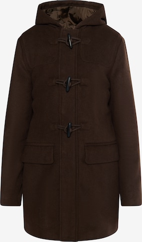 DreiMaster Klassik Between-seasons coat in Brown: front