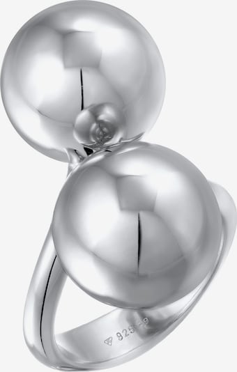 ELLI PREMIUM Ring 'Chunky' in silber, Produktansicht