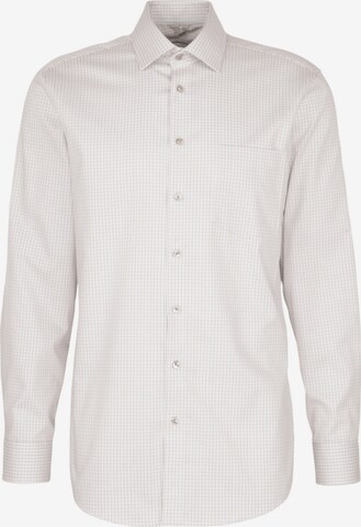 Coupe regular Chemise business SEIDENSTICKER en beige : devant