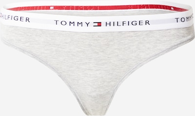 Tommy Hilfiger Underwear Tanga gaćice u mornarsko plava / siva melange / tamno crvena / bijela, Pregled proizvoda