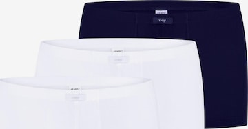 Mey Boxershorts 'Network' in Blau: Vorderseite