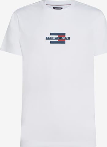Tricou de la TOMMY HILFIGER pe alb: față
