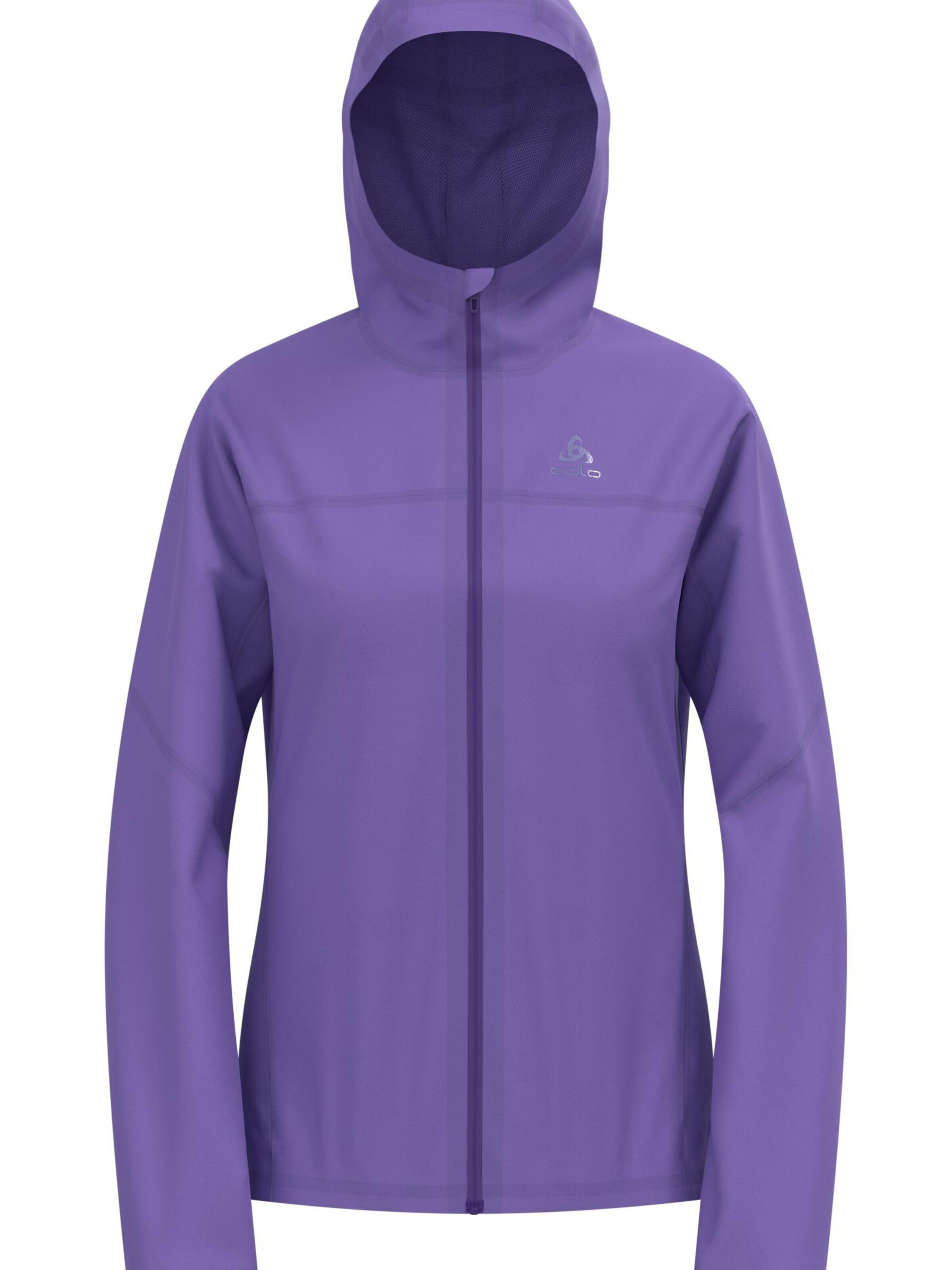 Veste de sport 'X-ALP WATERPROOF' ODLO en violet : devant