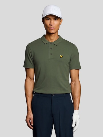 Lyle & Scott Functioneel shirt in Groen: voorkant