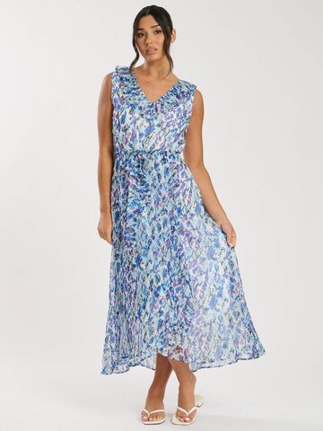 South Beach Kleid in Blau: Vorderseite