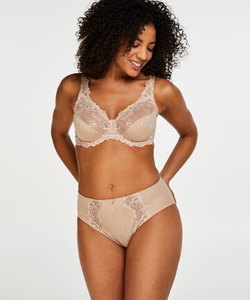 Hunkemöller T-Shirt BH 'Diva' in Beige