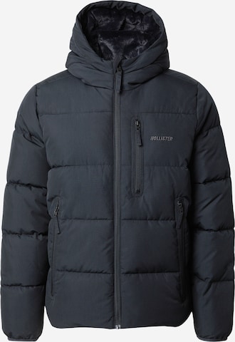 Veste mi-saison HOLLISTER en noir : devant