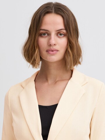 Blazer ' IHKATE CORDUROY BL2 ' di ICHI in bianco