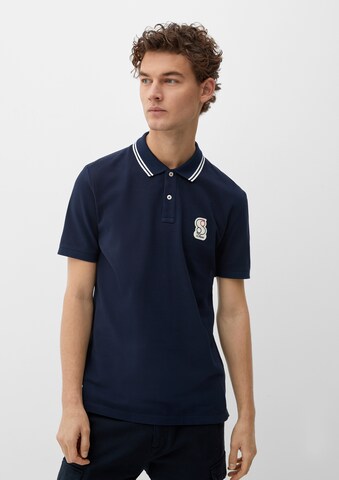 s.Oliver Shirt in Blauw: voorkant