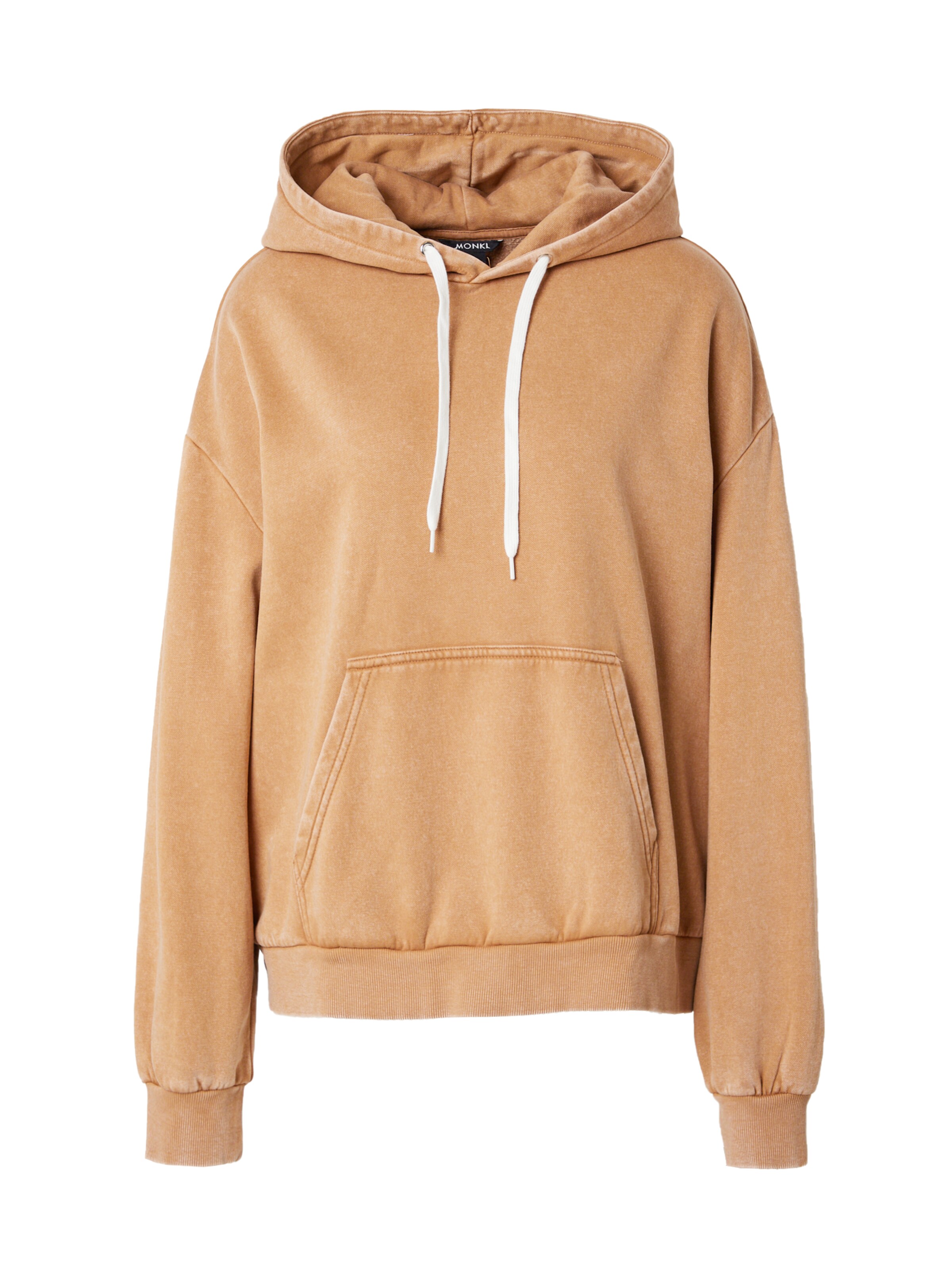 Monki Μπλούζα φούτερ σε καφέ: μπροστά