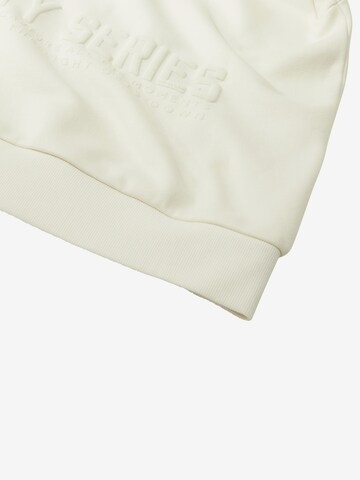 TOM TAILOR Sweat jacket in White