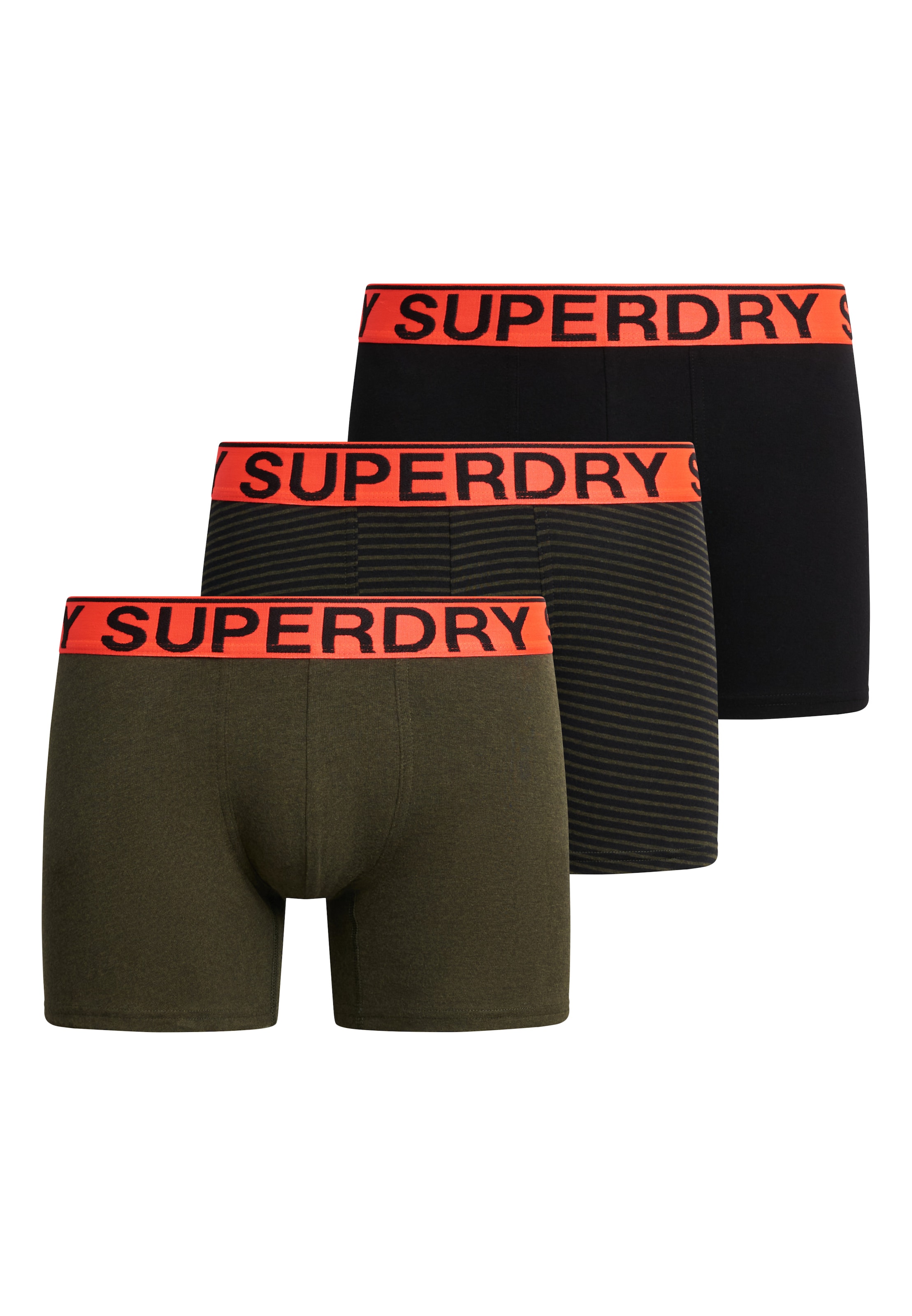 Boxers Superdry en vert : devant