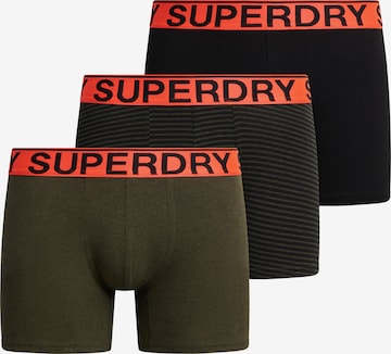Boxers Superdry en vert : devant